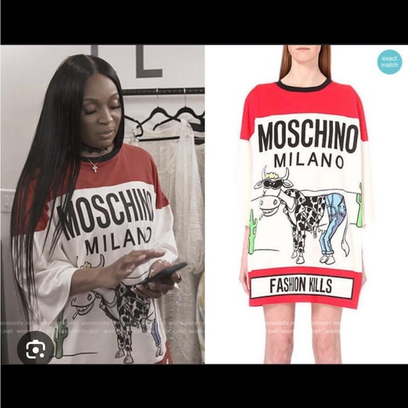Moschino t shirt fashion kills cow - Picture 1 of 5